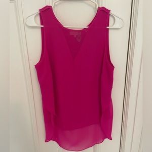 Bright Pink 1. State sleeveless blouse